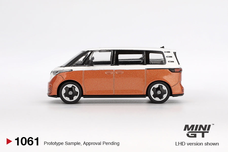 Mini GT 1/64 - Volkswagen ID.Buzz Candy White / Energetic Orange