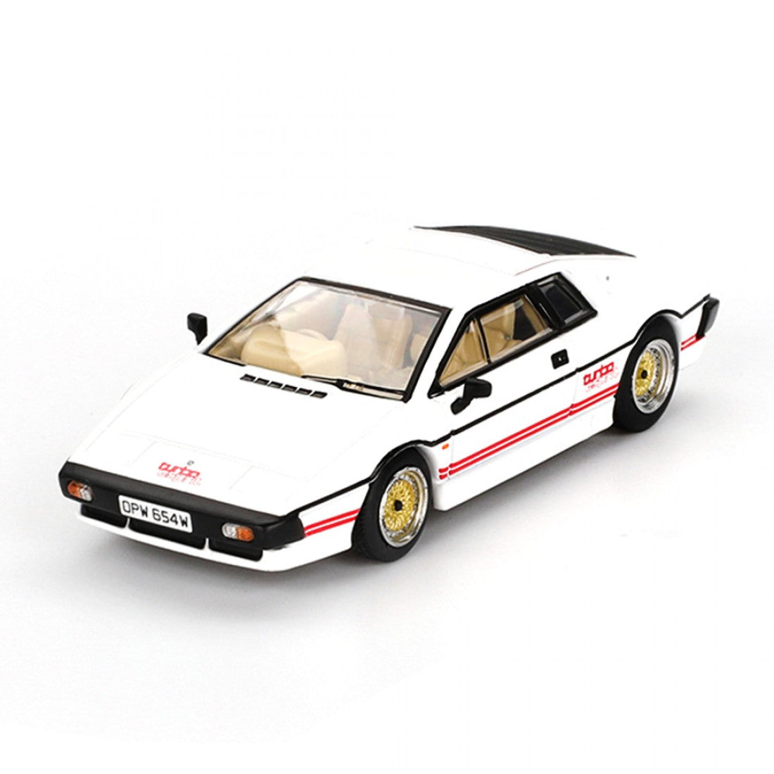 Mini GT 1/64 - Lotus Esprit Turbo White 007 Series For Your Eyes Only English Blister Packaging