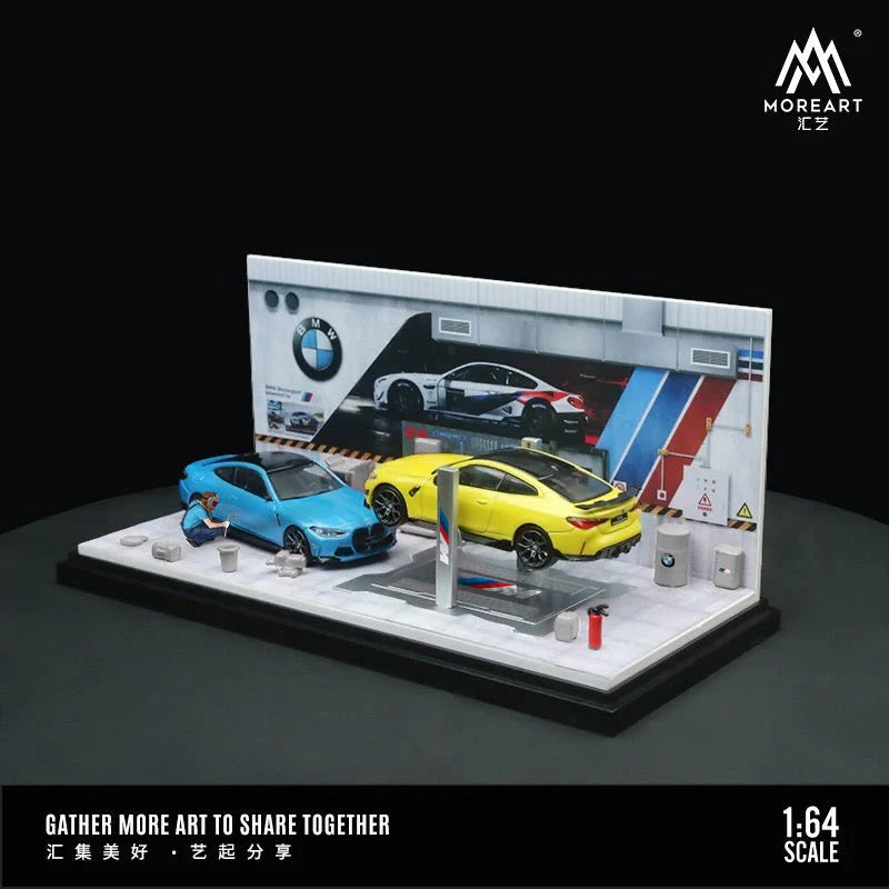 MoreArt 1/64 Diorama - BMW Automobile Repair Workshop
