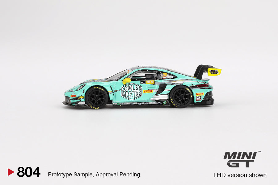 Mini GT 1/64 - Porsche 911 GT3 R #28 HubAuto Racing 2023 FIA GT World Cup 70th Macau Grand Prix