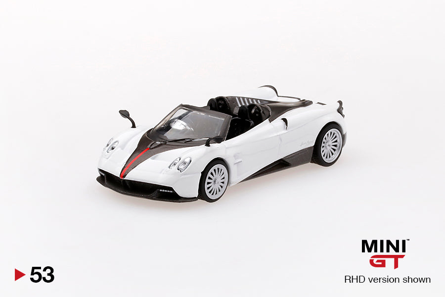 Mini GT 1/64 - Pagani Huayra Roadster White