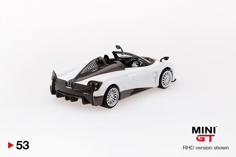 Mini GT 1/64 - Pagani Huayra Roadster White