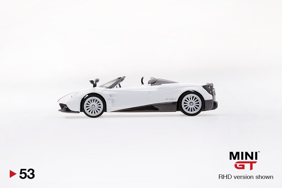 Mini GT 1/64 - Pagani Huayra Roadster White