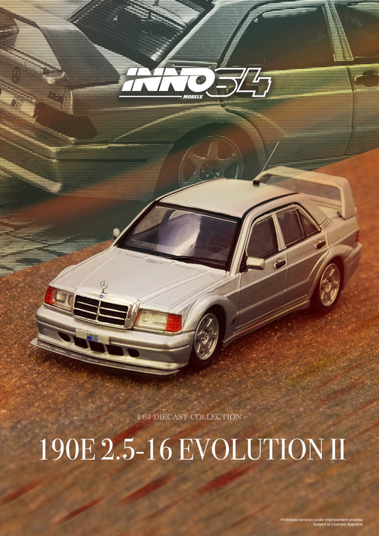 Inno64 1/64 - Mercedes-Benz 190E Silver