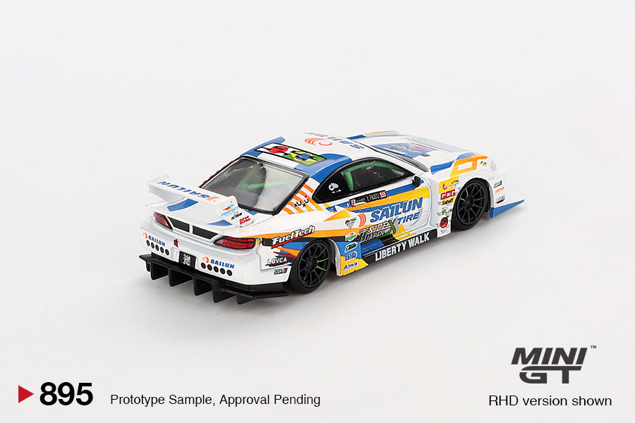 Mini GT 1/64 - Nissan LB-Super Silhouette S15 SILVIA #555 2023 Formula Drift Japan