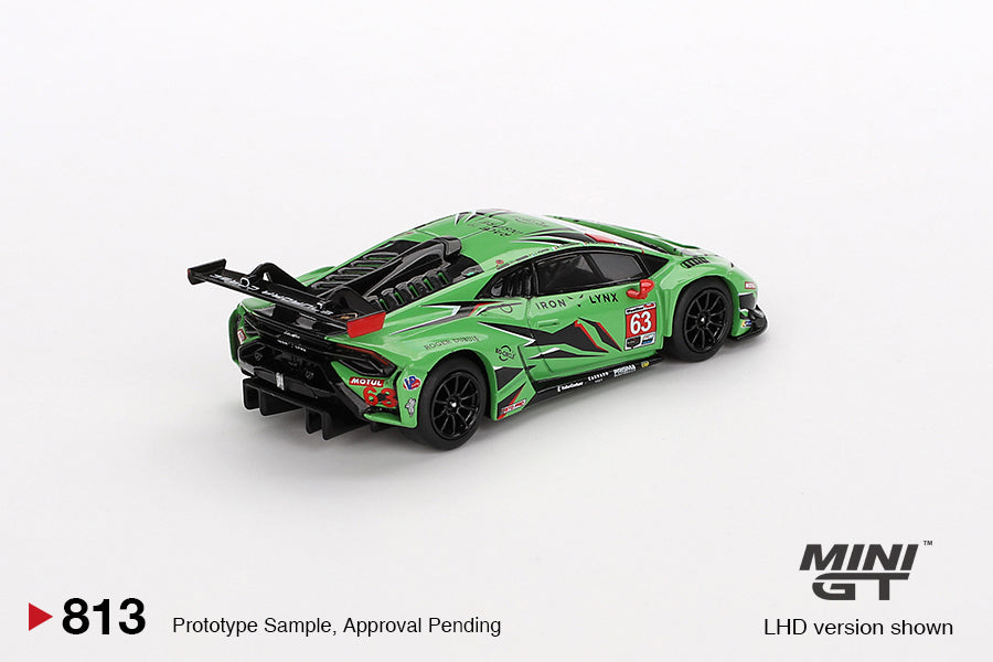 Mini GT 1/64 - Lamborghini Huracán GT3 EVO2 #63 Iron Lynx IMSA 2023 Daytona 24 Hrs