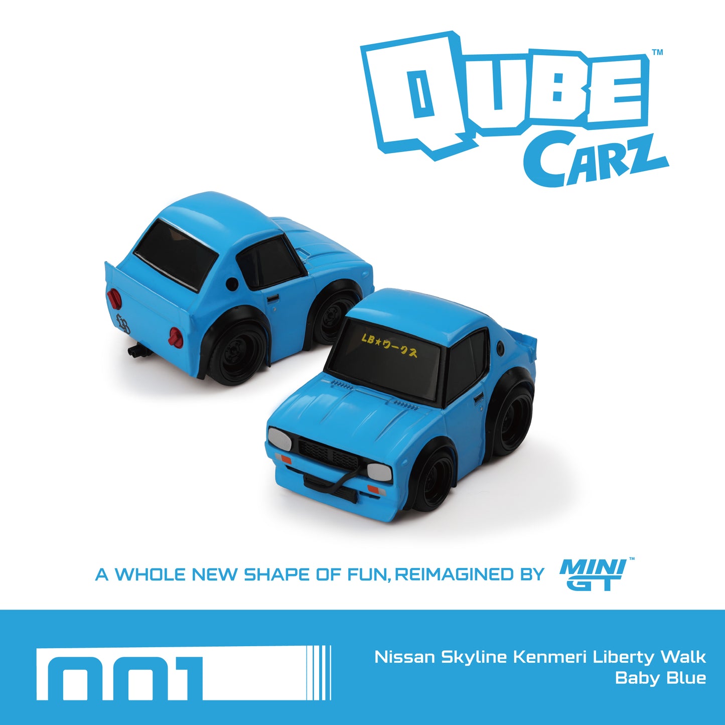 Mini GT 1/64 - Qube Carz (set of 6 sealed case)