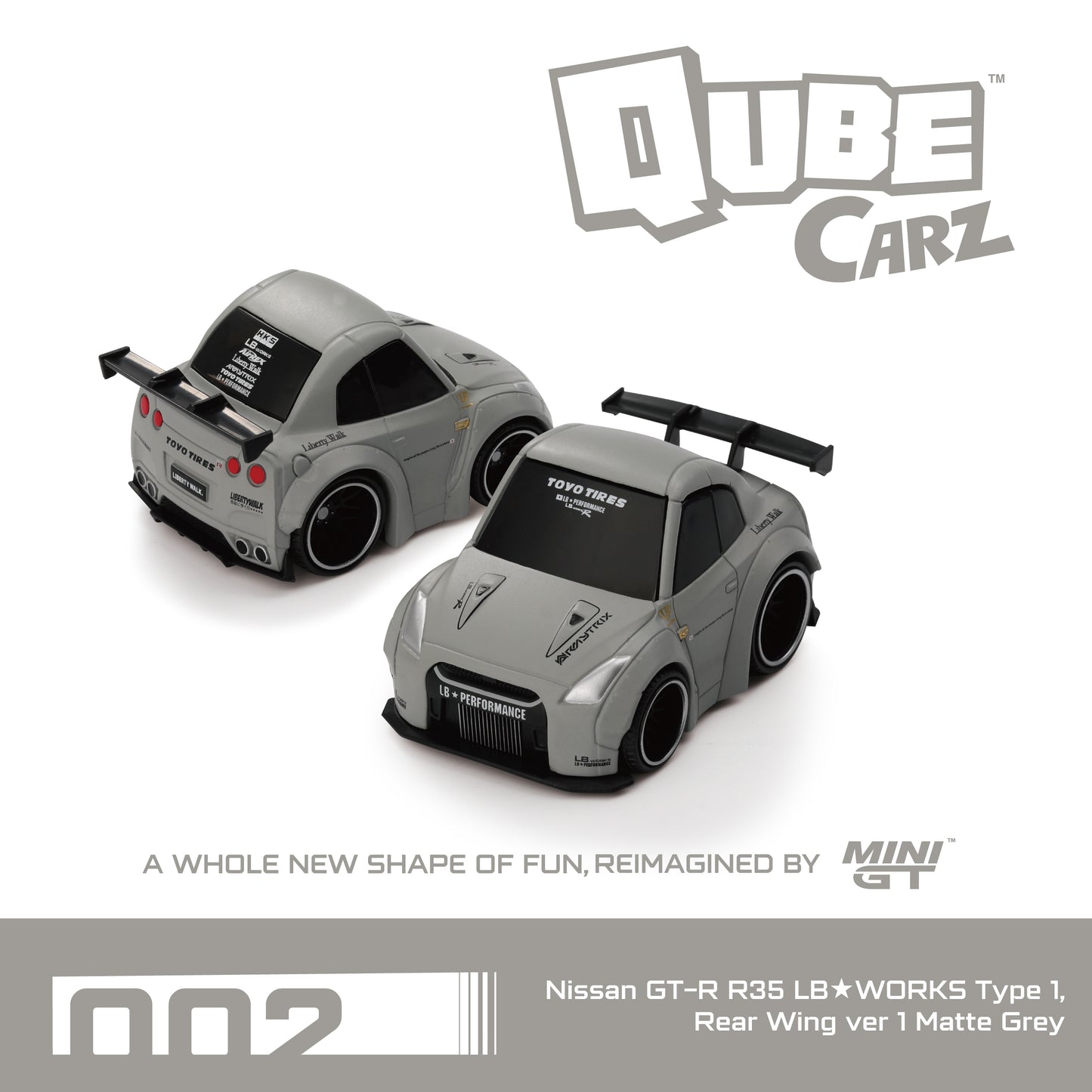 Mini GT 1/64 - Qube Carz (set of 6 sealed case)