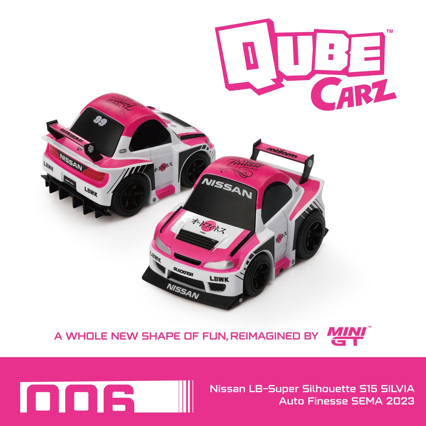 Mini GT 1/64 - Qube Carz (set of 6 sealed case)