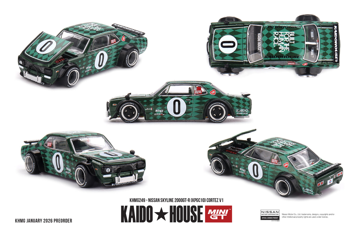 Mini GT x Kaido House 1/64 - Nissan Skyline 2000GT-R (KPGC10) Cortez V1