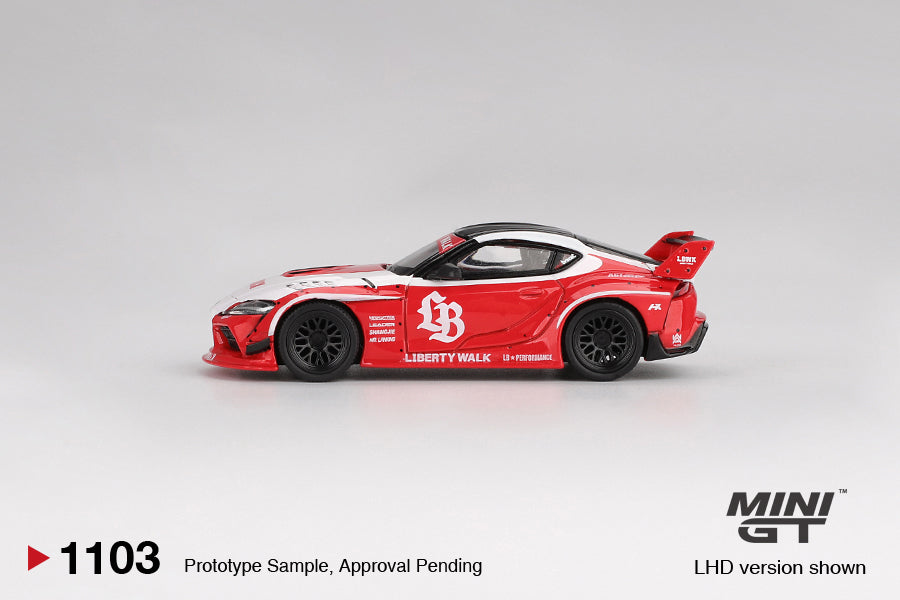 Mini GT 1/64 - LB★WORKS Toyota GR Supra Red