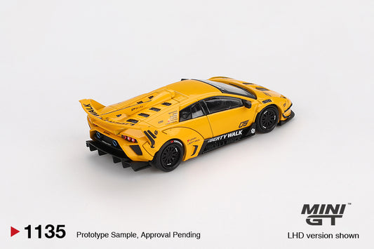 Mini GT 1/64 - Lamborghini LB-Silhouette WORKS MURCIELAGO GT Evo Yellow