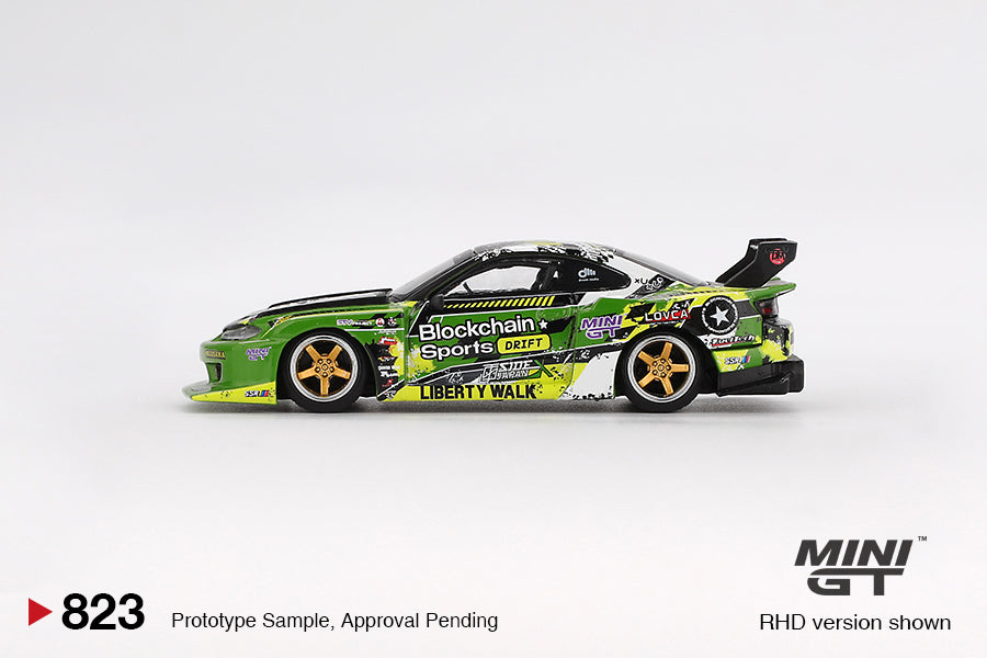 Mini GT 1/64 - Nissan LB-Super Silhouette S15 SILVIA #555 V2 2024 Formula Drift Japan