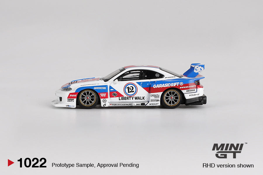 Mini GT 1/64 - Nissan LB-Super Silhouette S15 SILVIA GARASIDRIFT x LBWK 2025