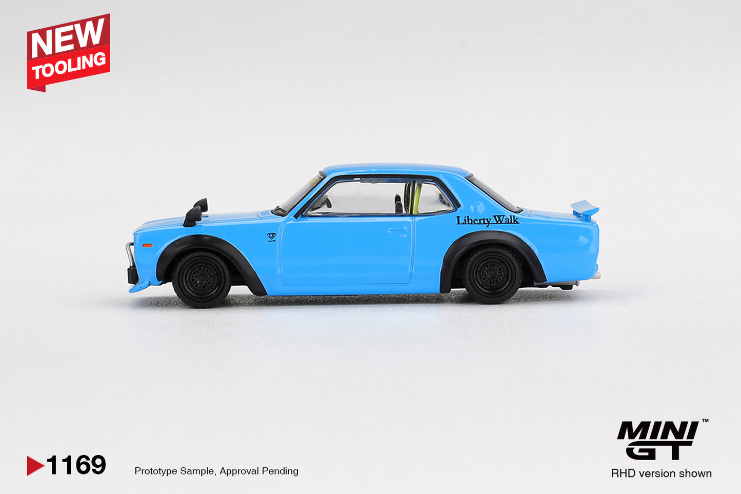 Mini GT 1/64 - Nissan LB★Works HAKOSUKA Baby Blue