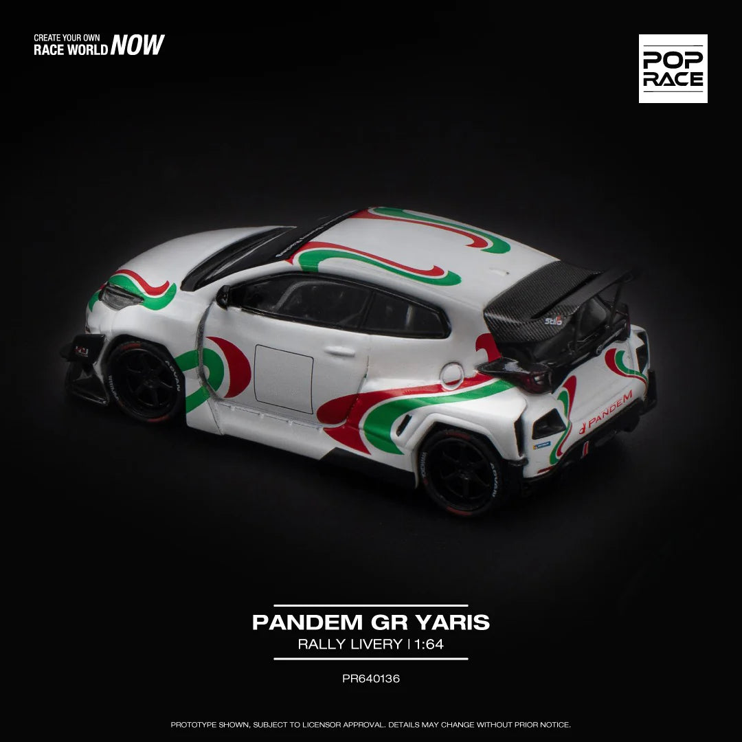 Pop Race 1/64 - Toyota GR Yaris PANDEM Rally Livery