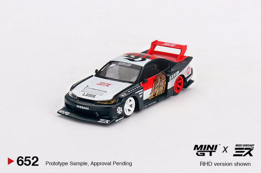 Mini GT 1/64 - LB-Super Silhouette Nissan SILVIA (S15)“GARUDA” MINI GT x MIZU Diecast (BLISTER)
