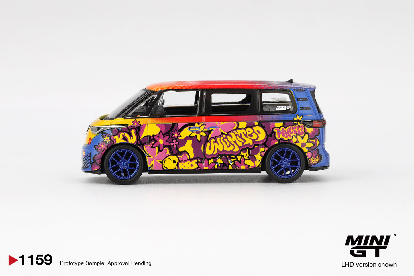 Mini GT 1/64 - Volkswagen ID.Buzz KW/BBS