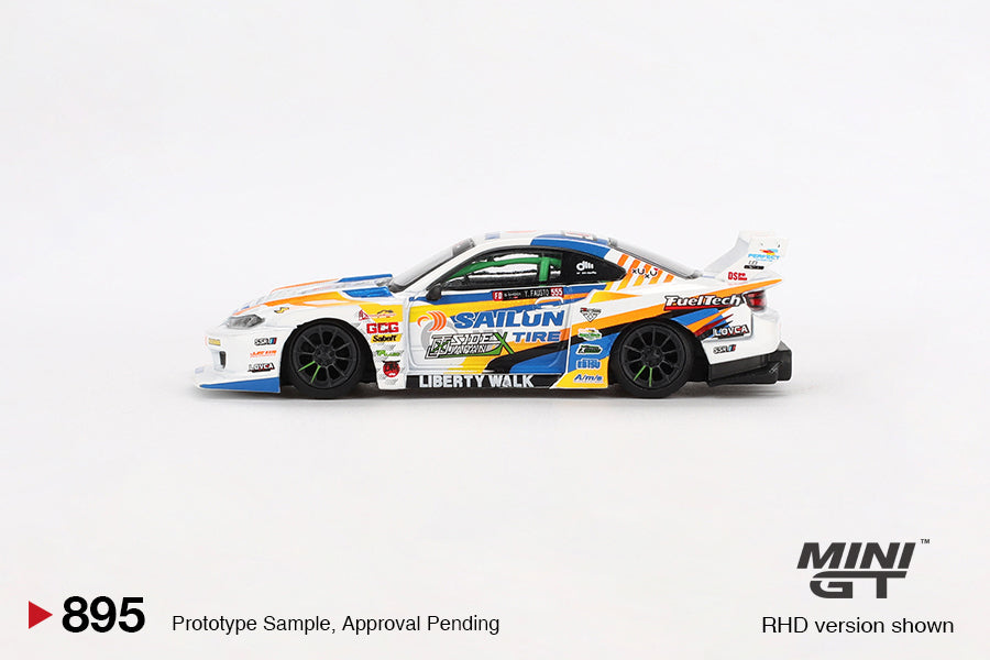 Mini GT 1/64 - Nissan LB-Super Silhouette S15 SILVIA #555 2023 Formula Drift Japan