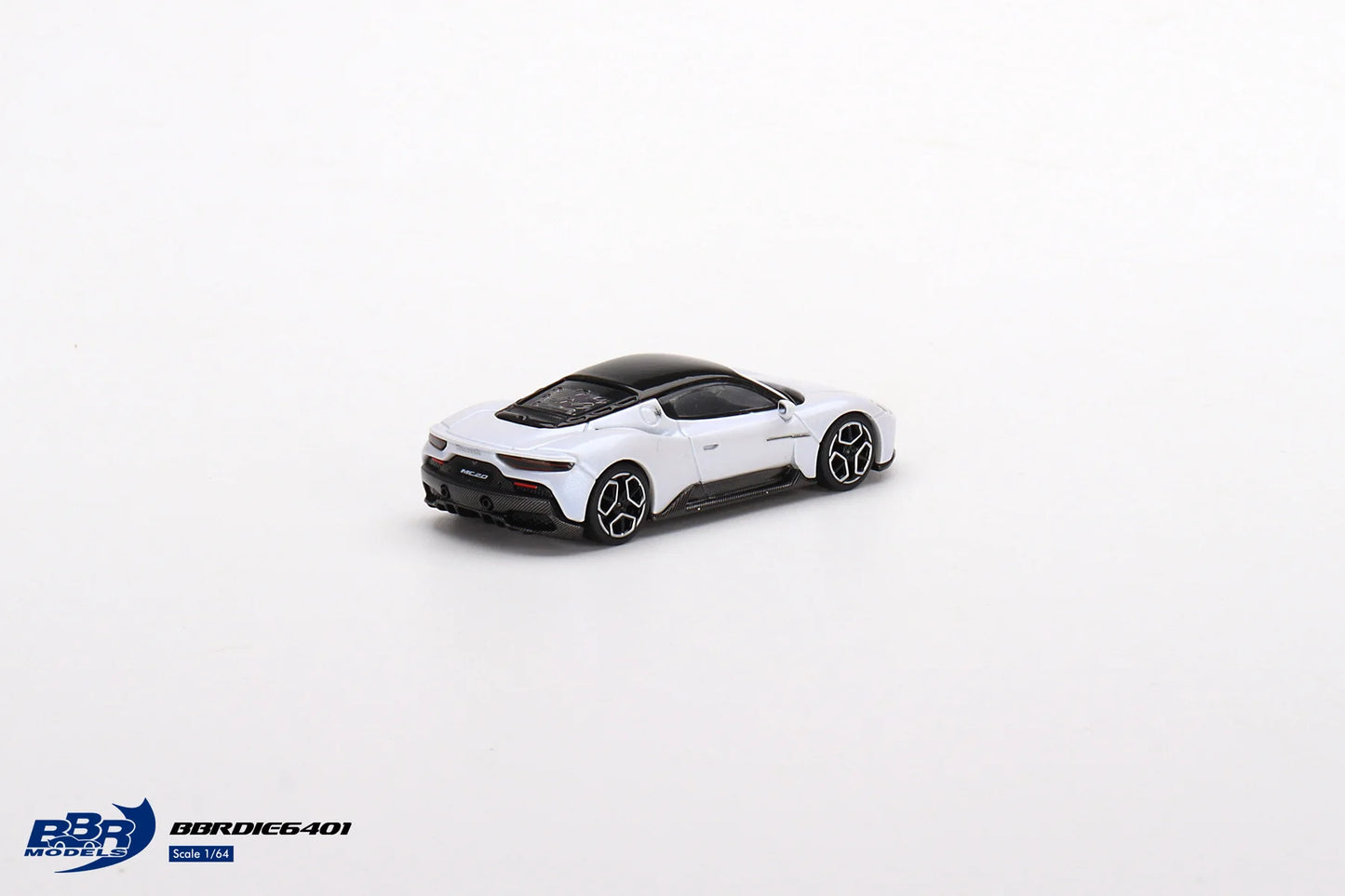 BBR Models 1/64 - Maserati MC20 Blanco Audace