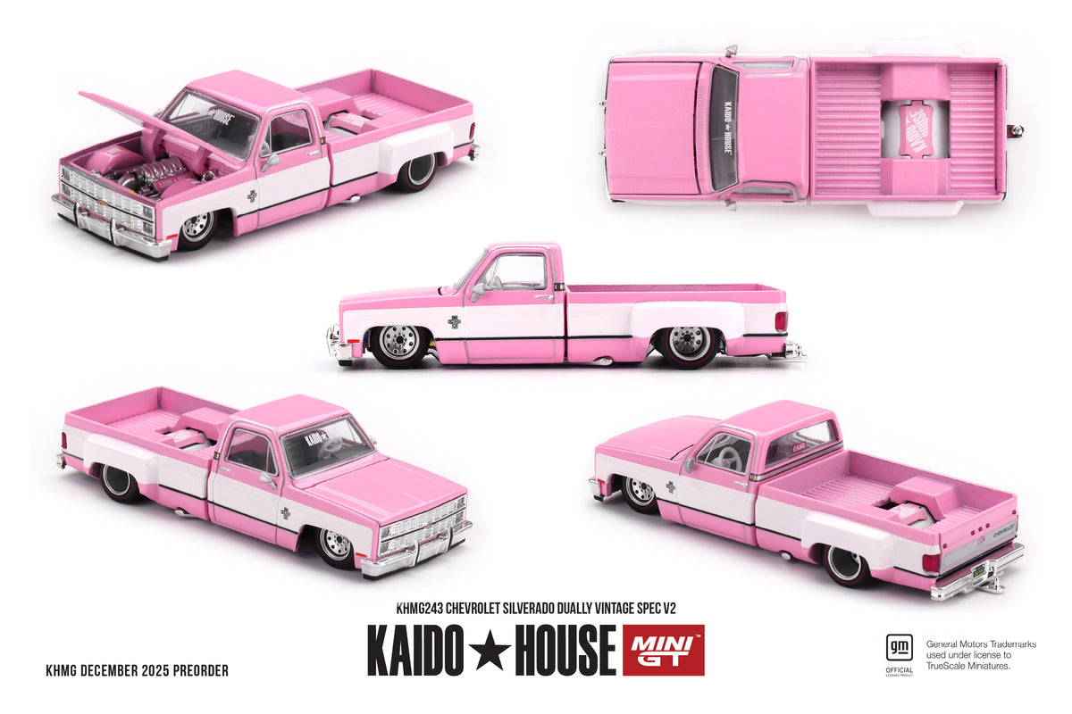 Mini GT x Kaido House 1/64 - Chevrolet Silverado Dually Vintage Spec V2
