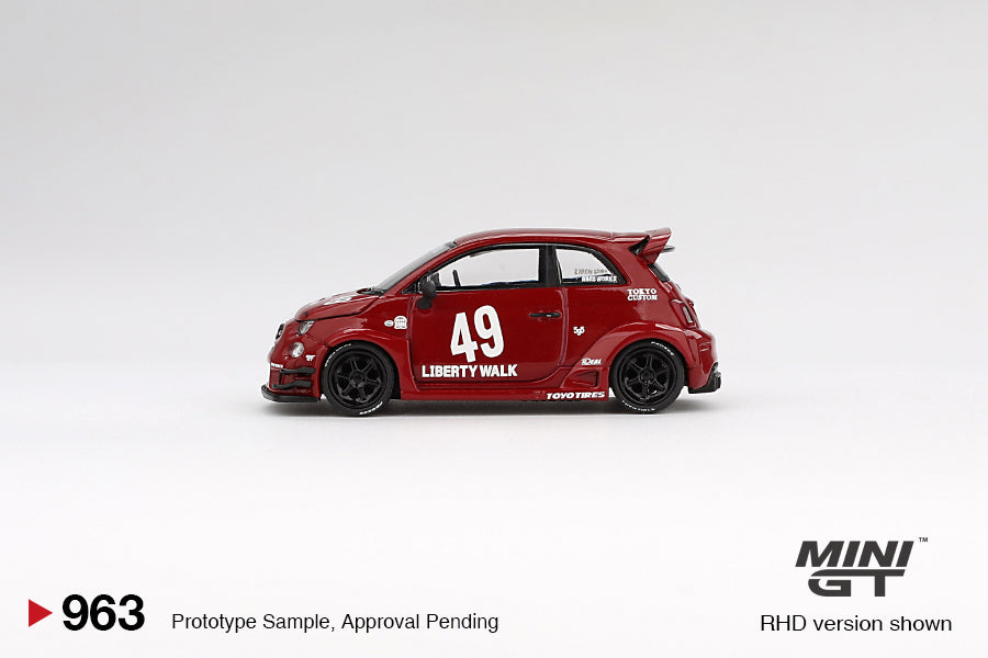 Mini GT 1/64 - LB-WORKS x Abas Works ABARTH 595 Red