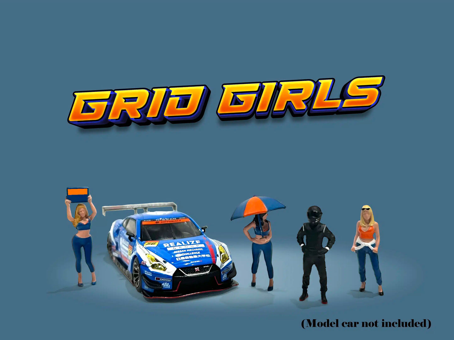 American Diorama 1/64 - Grid Girls Figurine