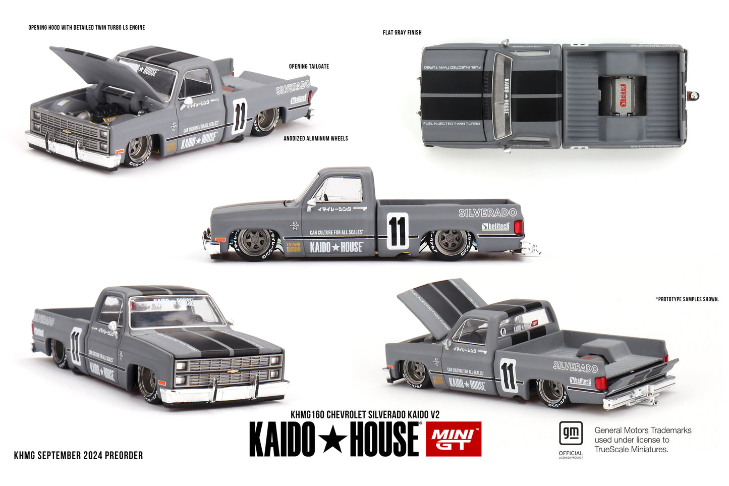 Mini GT x Kaido House 1/64 - Chevrolet Silverado KAIDO V2