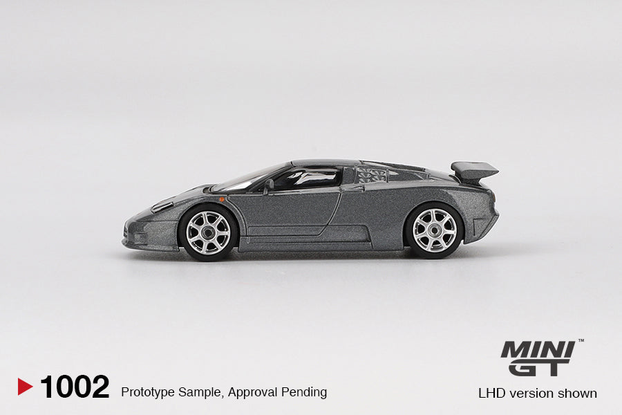 Mini GT 1/64 - Bugatti EB110 Super Sport Grigio Scuro