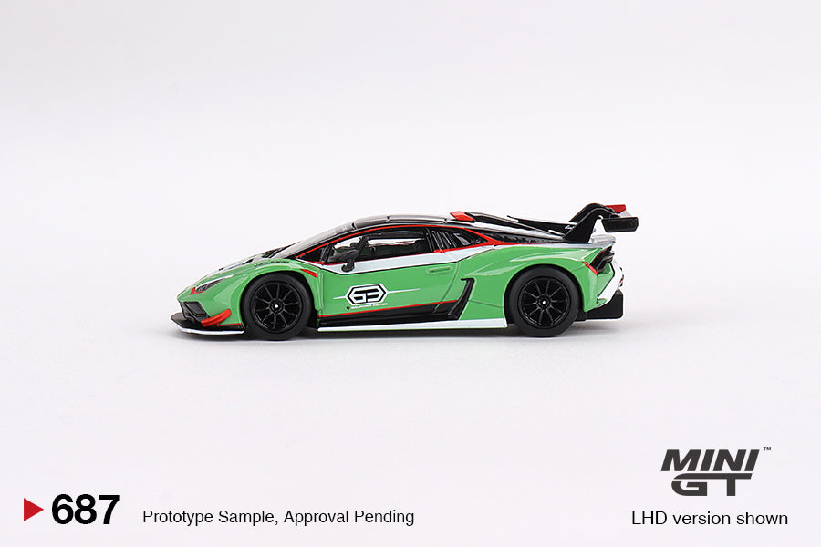 Mini GT 1/64 - Lamborghini Huracán GT3 EVO2 Presentation