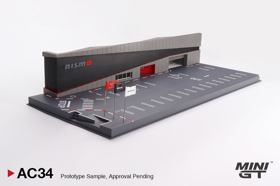 Mini GT 1/64 - Diorama: Nissan Motorsports & Customizng Co. LTD. Nismo Operation