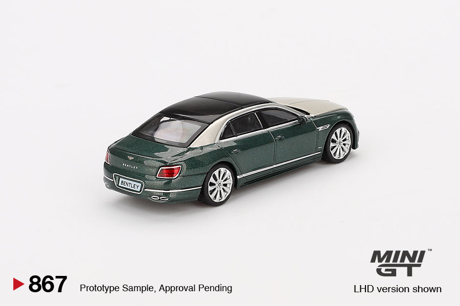 Mini GT 1/64 - Bentley Flying Spur White Sand Verdant