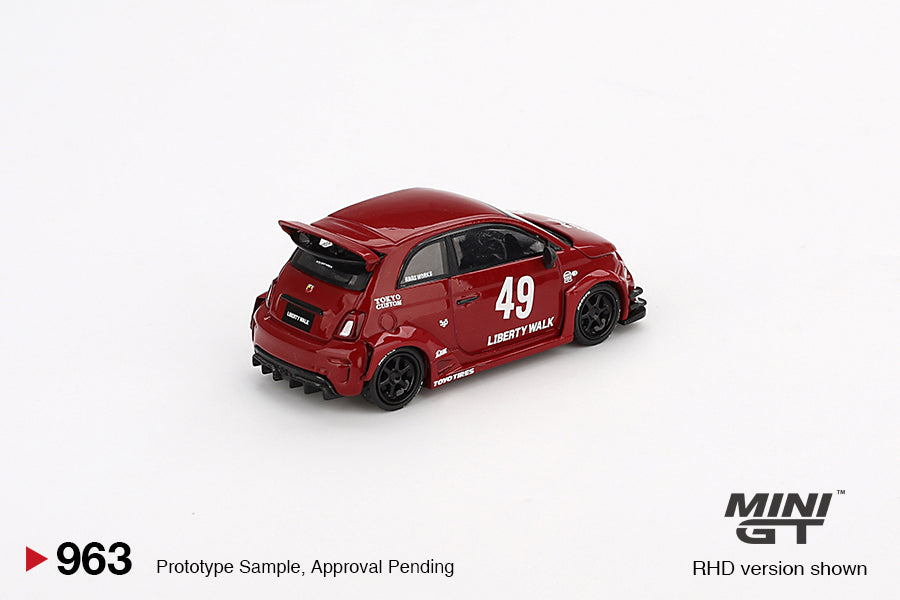 Mini GT 1/64 - LB-WORKS x Abas Works ABARTH 595 Red