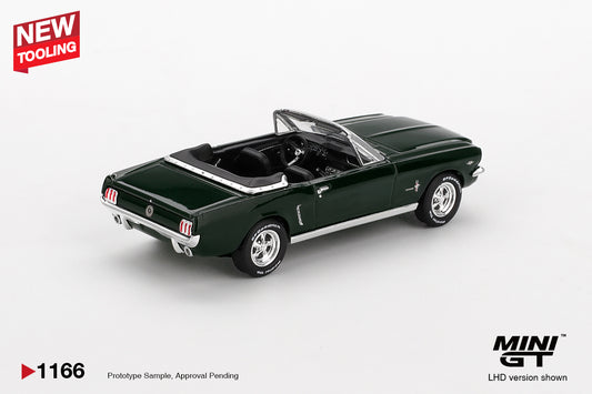 Mini GT 1/64 - Ford Mustang Convertible 1964 Highland Green
