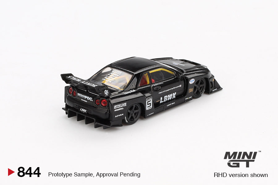 Mini GT 1/64 - Nissan LB-ER34 Super Silhouette SKYLINE Black
