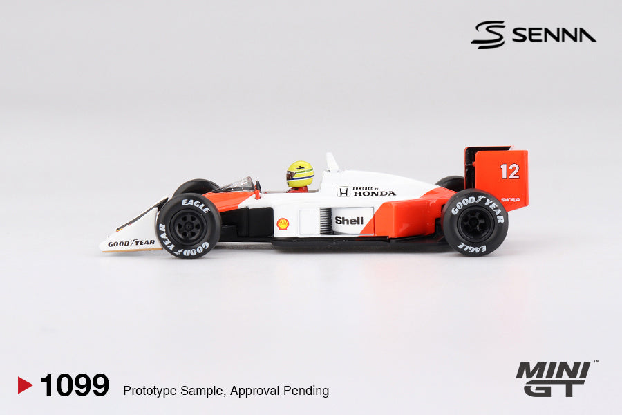 Mini GT 1/64 - McLaren MP4/4 #12 Ayrton Senna 1988 Japanese Grand Prix Winner