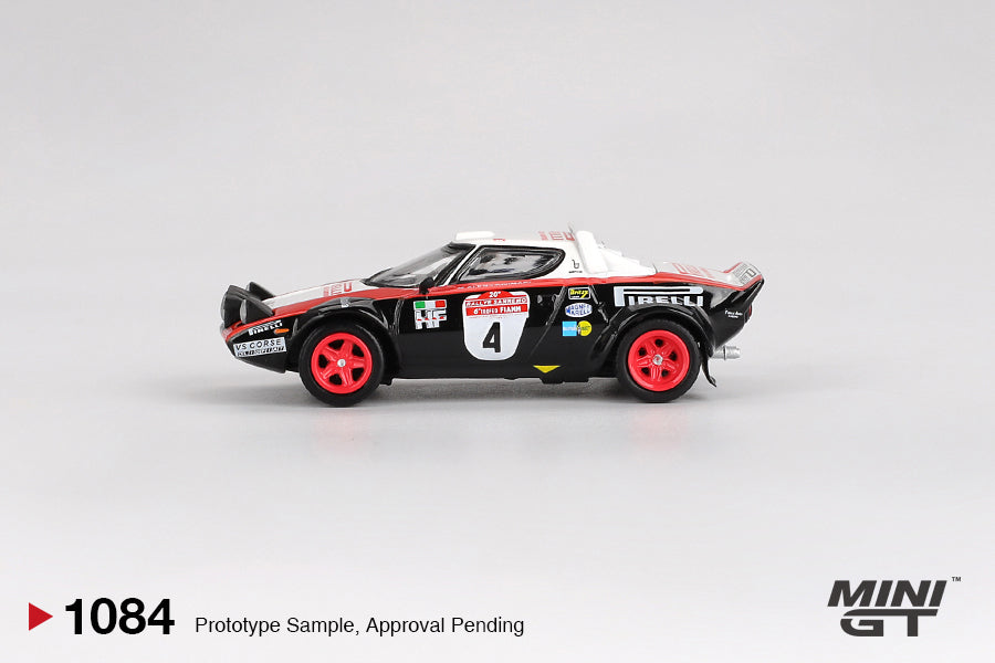 Mini GT 1/64 - Lancia Stratos HF #4 1978 Rally Sanremo Winner