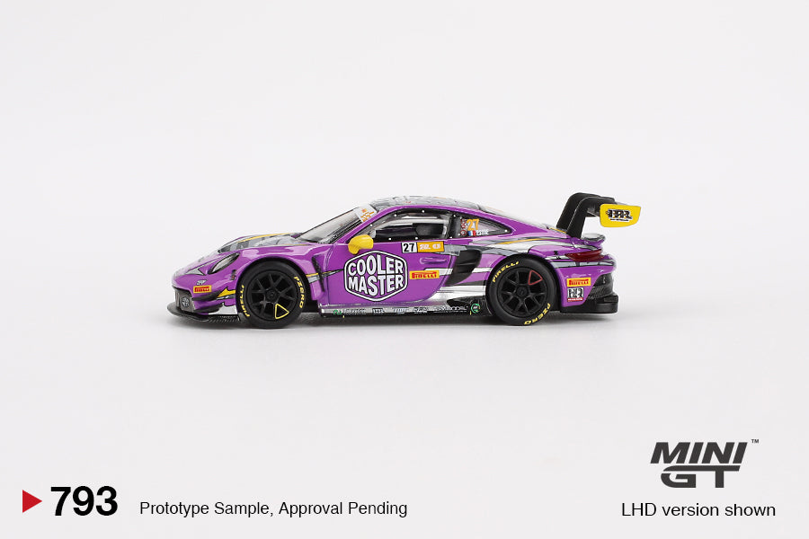 Mini GT 1/64 - Porsche 911 GT3 R #27 HubAuto Racing 2023 FIA GT World Cup 70th Macau Grand Prix