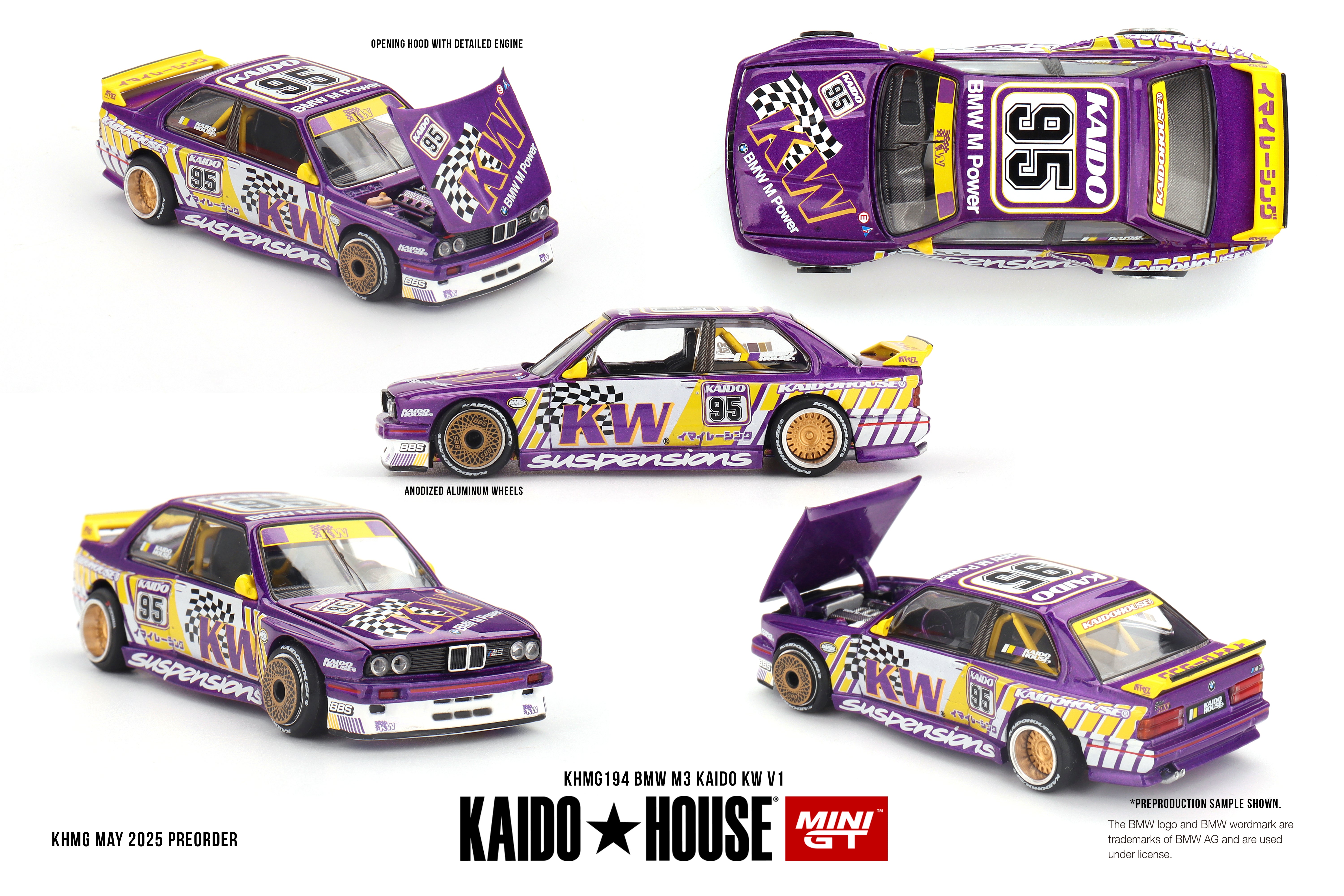 ウ*ー様  M3 KAIDO KW V1 KAIDO★HOUSE 街道ハウ Mini GT x Kaido House 1/64 - BMW M3 Kaido KW V1 – The Model Car