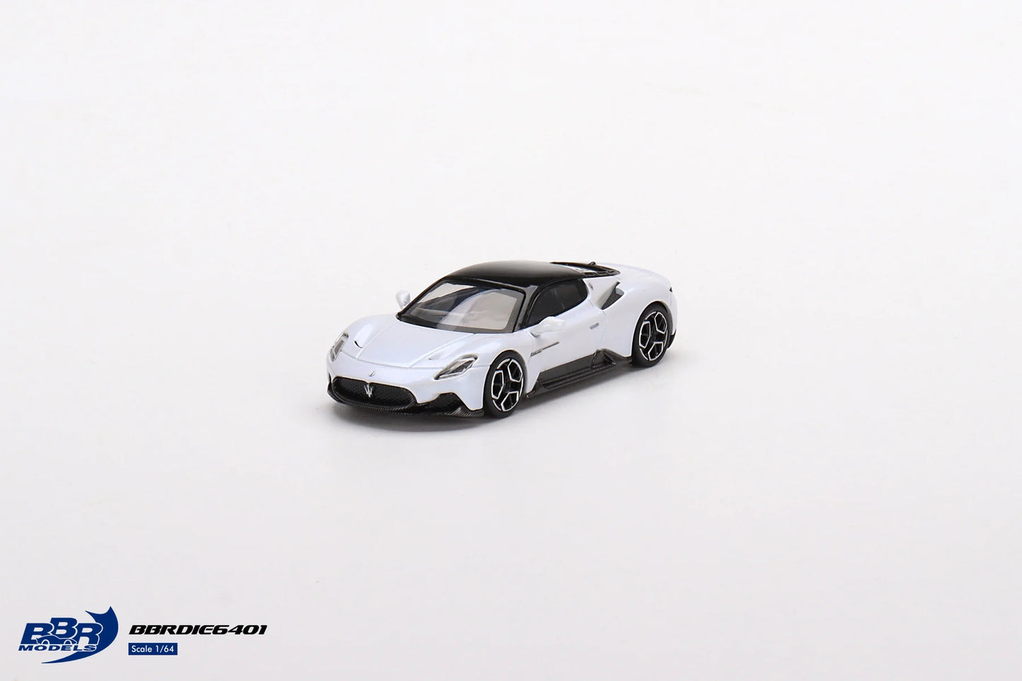 BBR Models 1/64 - Maserati MC20 Blanco Audace