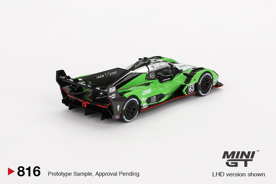 Mini GT 1/64 - Lamborghini SC63 #63 Iron lynx 2024 IMSA Sebring 12 Hrs
