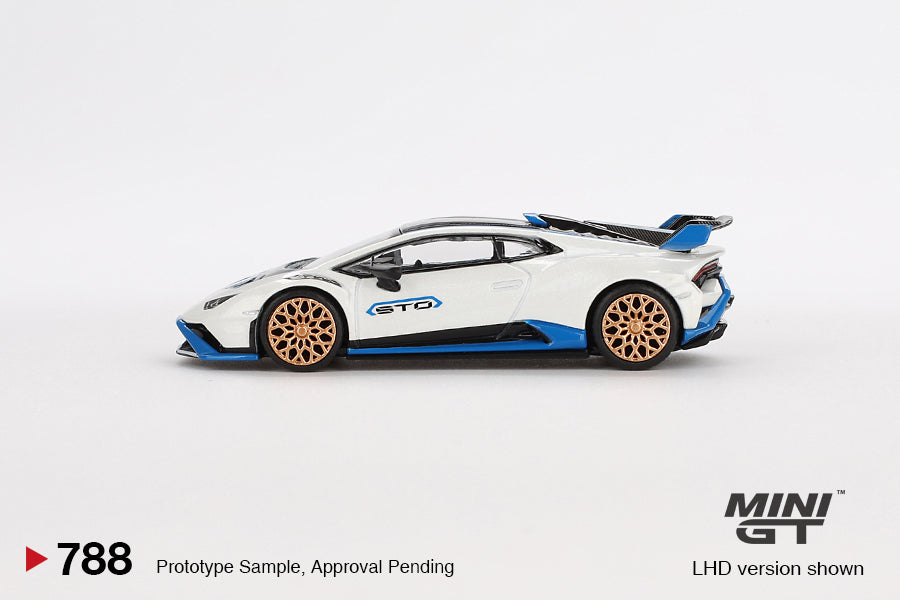 Mini GT 1/64 - Lamborghini Huracán STO Bianco Asopo