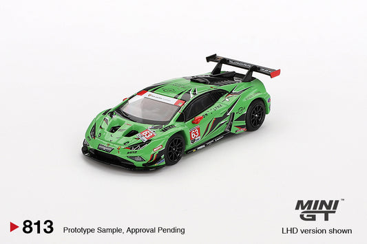 Mini GT 1/64 - Lamborghini Huracán GT3 EVO2 #63 Iron Lynx  IMSA 2023  Daytona 24 Hrs