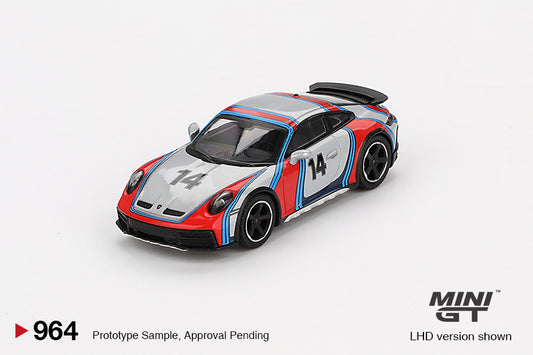 Mini GT 1/64 - Porsche 911 Dakar Ice Grey Metallic "Rally 1978"