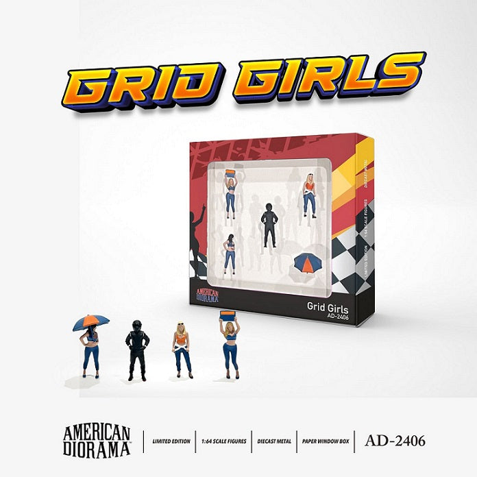 American Diorama 1/64 - Grid Girls Figurine