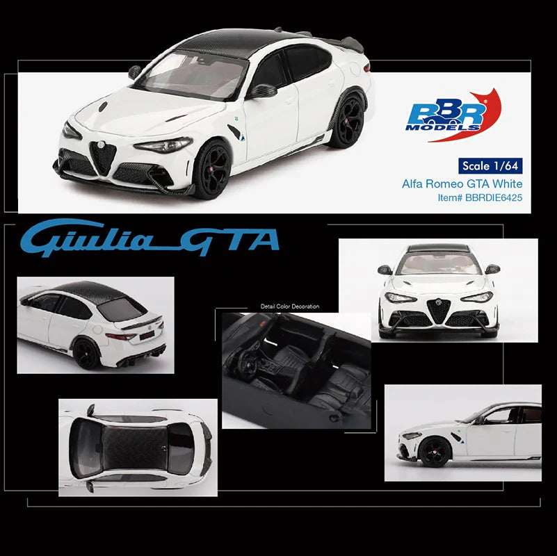BBR Models 1/64 - Alfa Romeo Giulia GTA White