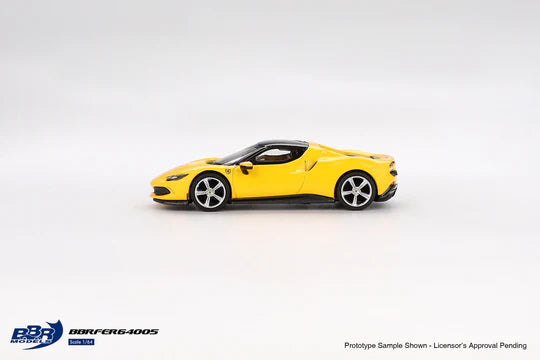 BBR Models 1/64 - Ferrari 296 GTB Giallo Modena