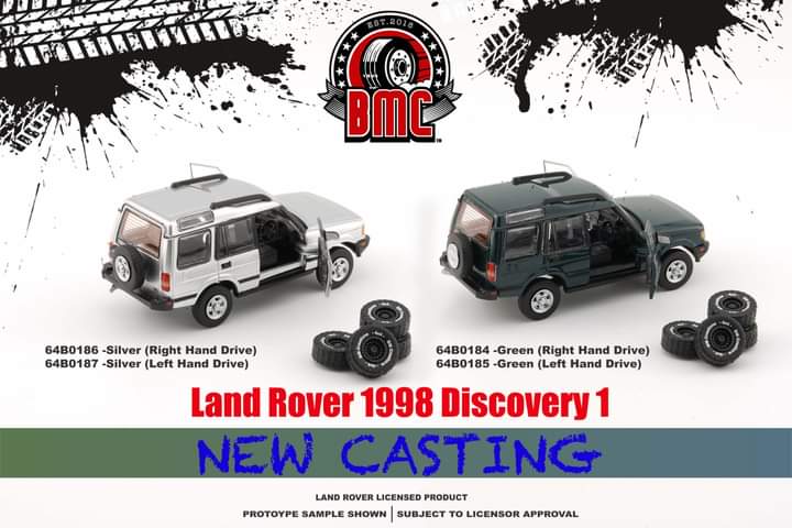 BMC 1/64 - Land Rover 1998 Discovery 1 Green