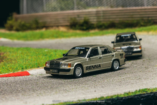Tarmac Works 1/64 - Mercedes-Benz 190 E 2.3-16 Race of Champion 1984 #11 Senna - GLOBAL64