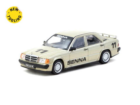 Tarmac Works 1/64 - Mercedes-Benz 190 E 2.3-16 Race of Champion 1984 #11 Senna - GLOBAL64